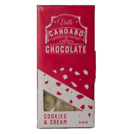 Imagen de Chocolate Barra Canoabo Cookies Y Cream 50 Gr