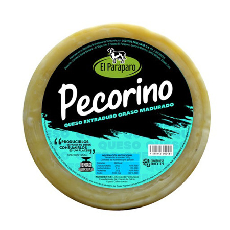 Imagen de Queso Pecorino Sin Pimienta El Paraparo 250 Gr