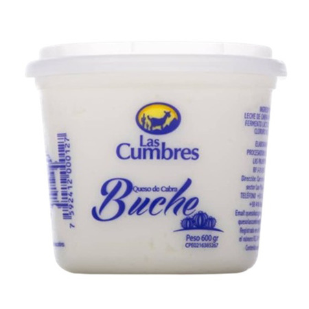 Imagen de Queso De Cabra Buche De Carora Natural Las Cumbres 600 G