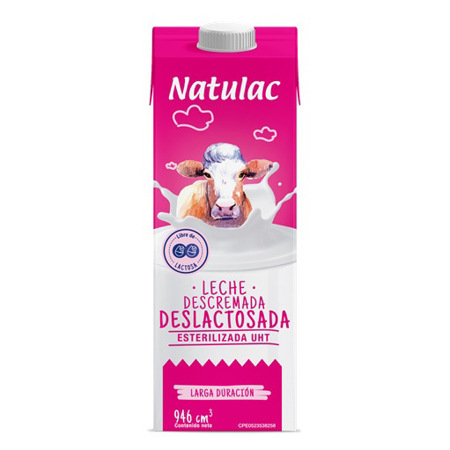 Imagen de Leche Deslactosada Natulac 946 Ml