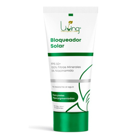 Imagen de Bloqueador Solar Living Uva/Uvb 50fps Piel Hiperpigmentada 120 Ml