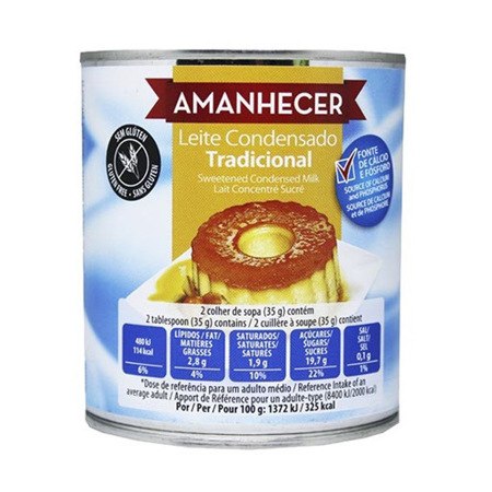 Imagen de Leche Condensada Tradicional Amanhecer 397 Gr