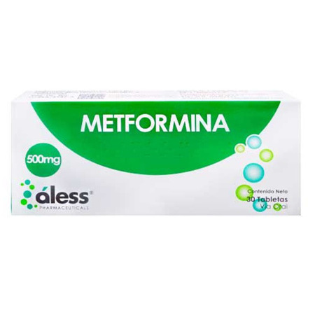 Imagen de Metformina Comp. 500mg X 30 Aless.