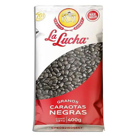 Imagen de Caraota Negra La Lucha 400 Gr