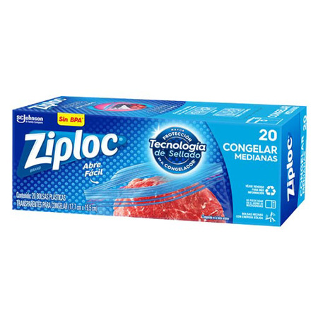 Imagen de Bolsa Ziploc Mediana Con Cierre 20 Und