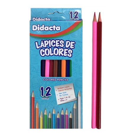 Imagen de Lápiz De Color Didacta 12 Pzas