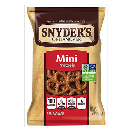 Imagen de Pretzels Snyders Of Hanover Mini 42 Gr