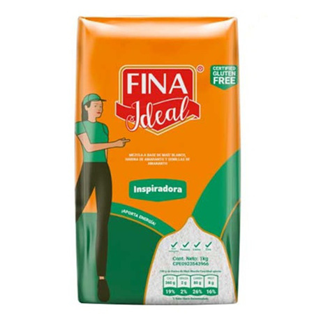 Imagen de Harina De Maíz Fina Ideal Sin Gluten Inspiradora 1Kg