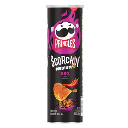 Imagen de Papa Pringles Bbq Scorchin Medium 158Gr