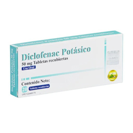 Imagen de Diclofenac Potasico Tableta 50mg X20 Dac