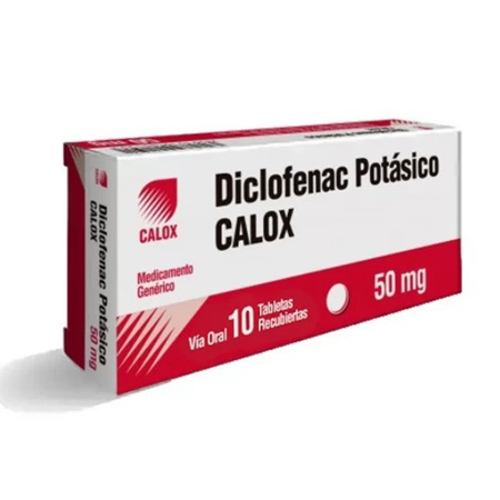 Imagen de Diclofenac Potasico Tableta Recubierta 50mg X10 Calox