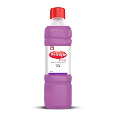 Imagen de Pedialyte 60meq Solución Para Rehidratación Con Zinc Y Uva 500 Ml
