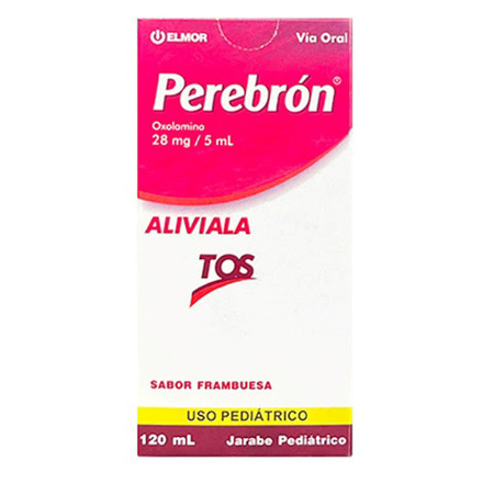 Imagen de Perebron Jarabe Pediátrico Frambuesa 120 Ml