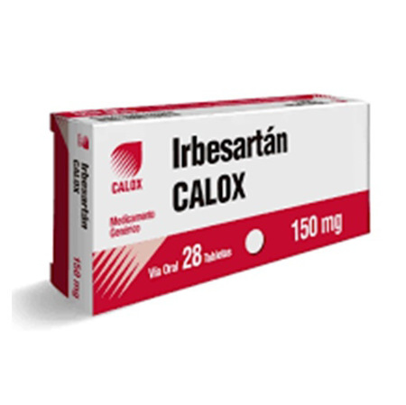 Imagen de Irbesartan 150Mg X 28 Tabletas Calox