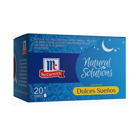 Imagen de Te Natural Solutions  Dulces Sueños McCormick 20 Und