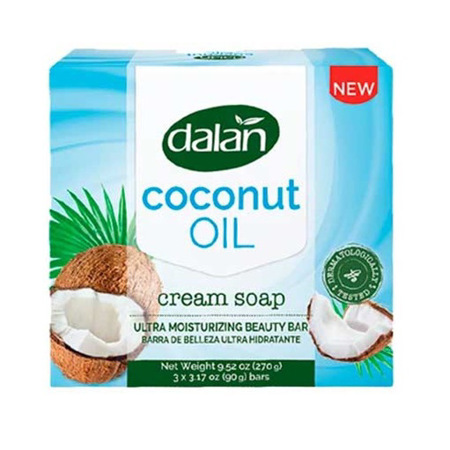 Imagen de Jabon Barra Dalan Cream Coconut Oil 90Gr 3 Und