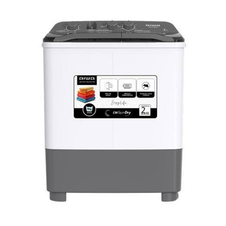 Imagen de Lavadora Semi-Automatica Aiwa Doble Tina Serial: Awhttx0901 9 Kg