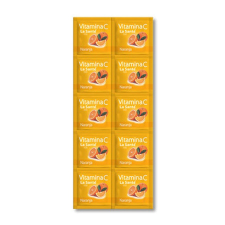 Imagen de Vitamina C Mandarina 500mg X 10 Tab Masticables La Santé