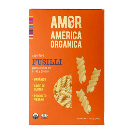 Imagen de Pasta Fusilli Amor América Orgánica Sin Gluten 227g