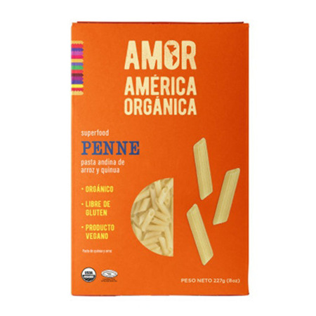 Imagen de Pasta Penne Amor América Orgánica Sin Gluten 227g