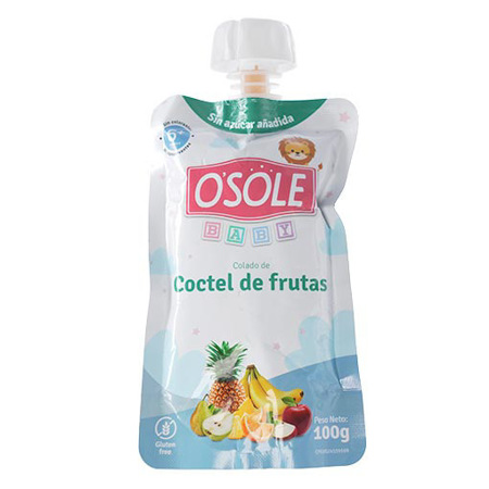 Imagen de Colado De Coctel De Frutas Osole Sin Azucar 100g