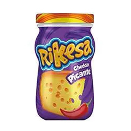 Imagen de Queso Cheddar Fundido Rikesa  Picante 200g