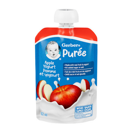 Imagen de Yogurt  Liquido Gerber Puré de Manzana 92ml
