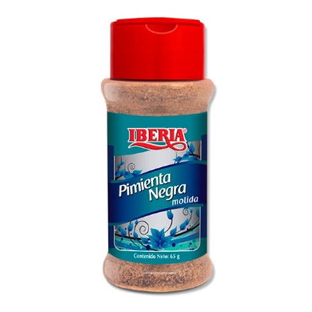 Imagen de Pimienta Negra Molida Iberia 58 Gr.