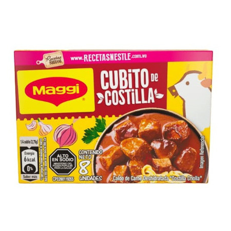 Imagen de Caldo De Costilla Maggi 92 Gr 8 Und