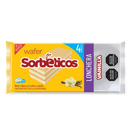 Imagen de Galleta Sorbeticos Vainilla Lonchera 100g 4und