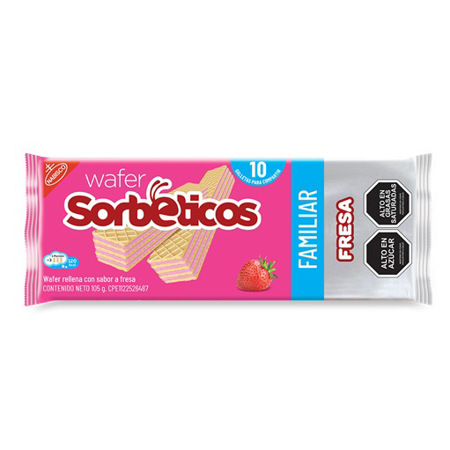 Imagen de Galleta Sorbeticos Fresa Familiar 105g