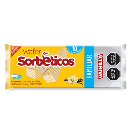 Imagen de Galleta Sorbeticos Vainilla Familiar 105g