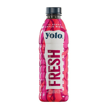 Imagen de Te Negro Manzana Y Mora Yolo Fresh 473ml