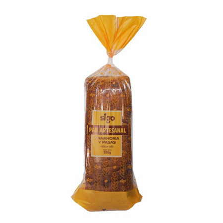 Imagen de Pan de Sándwich Zanahoria Con Pasas Sigo