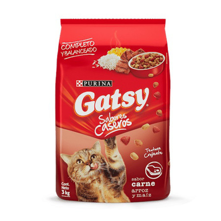 Imagen de Alimento Para Gato Gatsy Carne Arroz  500g