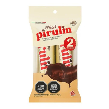 Imagen de Galleta Rellena Pirulin Max Duo Chocolate 68g