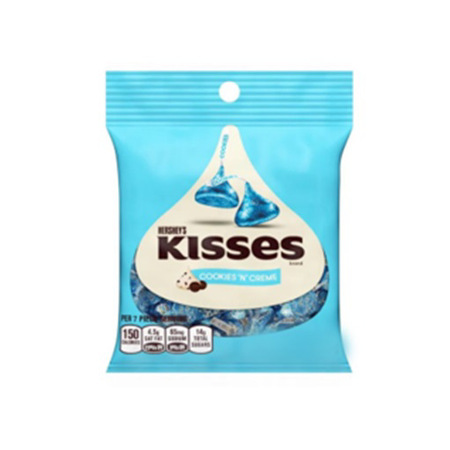 Imagen de Bombon Hersheys Kisses Cookies N Creme 62g