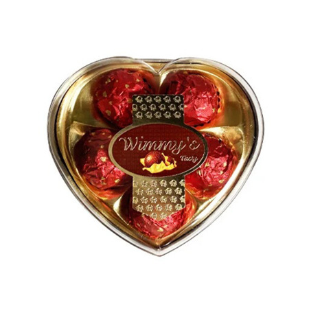 Imagen de Bombón Wimmys Chocolate Corazón Rojo 5 Und