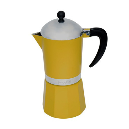 Imagen de Cafetera Greca Mageflon Amarilla 9tza