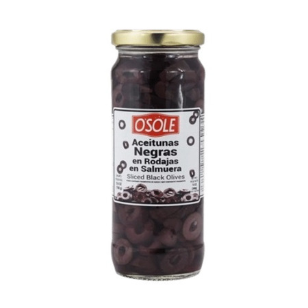 Imagen de Aceituna Negra Osole Rebanada 340g