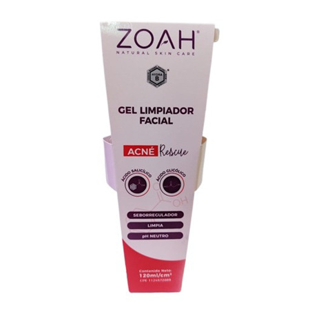 Imagen de Gel Limpiador Facial Zoah Acne Rescue 120ml