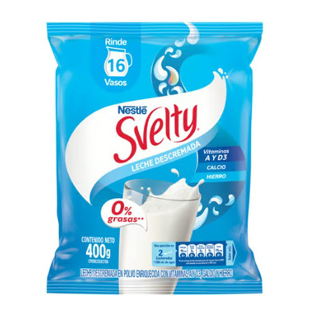 Imagen de Leche Descremada Svelty Polvo 400g
