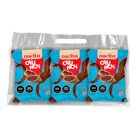 Imagen de Cereal Relleno De Chocolate Nucita Crunch 35g 6 Und.
