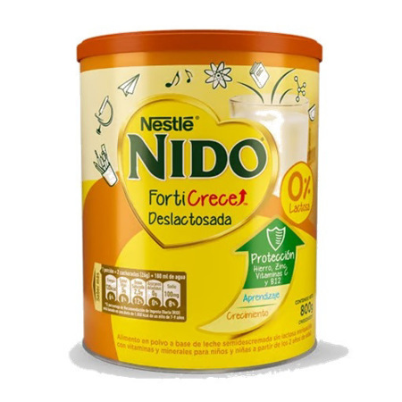 Imagen de Formula Infantil Nido Forticrece Deslactosada 800g