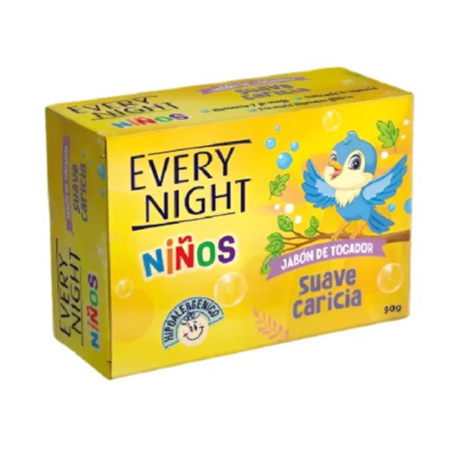 Imagen de Jabón Barra Every Night Niños Suave Caricia 90g