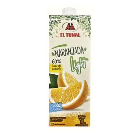 Imagen de Jugo De Naranja El Tunal Light 1l